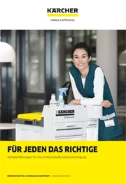 Titel der Kärcher Broschüre Reinigungsmittel und manuelles Equipment