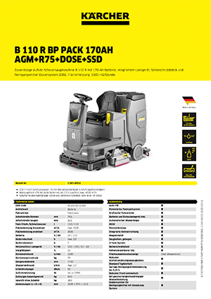 B 110 R Bp Pack 170Ah AGM+R75+DOSE+SSD