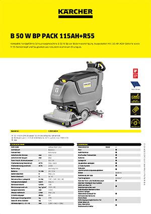 B 50 W Bp Pack 115Ah+R55