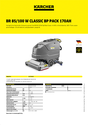 BR 85/100 W Classic Bp Pack 170Ah