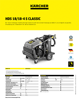 HDS 18/18-4 S Classic