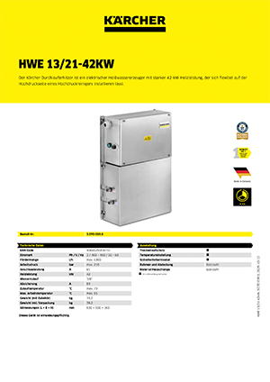 HWE 13/21-42kW