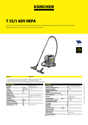T 15/1 Adv HEPA​